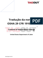 TRADUÇÃO DA NORMA OSHA29 CFR 1910.147 - TAGOUT