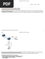 Configuring Split Tunnel Client VPN - Cisco Meraki