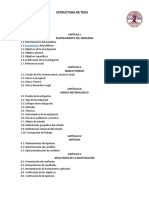 ESTRUCTURA TESIS 