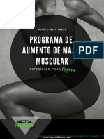 PROGRAMA de Tonificaci C3 B3n Muscular MUJERES Gym