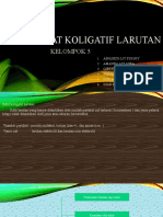 Sifat Koligatif Larutan