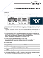 Configuración y parámetros de la Función Completa de Software Fortuna Serie 3