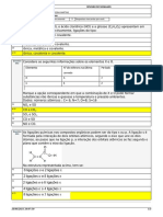 Revisao Simulado (1) LIGAÇÕES QUÍMICAS