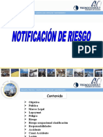 Notificación de RiesgosTecnoconsult Pto La Cruz