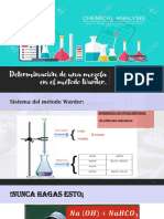 Determinación de Una Mezcla en El Método Warder