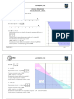 ÁLGEBRA (71) : Unidad Temática 5 Programacion Lineal 1) Halle Gráficamente, en Cada Caso, El Conjunto Solución