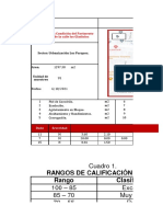 Estudio de la condición del pavimento asfáltico de las calles los Gladiolos y las Moras