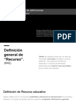 Recursos educativos definiciones