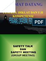 Safety Talk Dan Safety Meeting