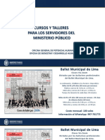 Cursos y Talleres - Marzo 2021 VF