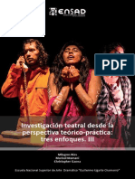 Investigacion TeatralTres Enfoques III Difusion