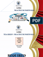 LDM2 Practicum Portfolio For Teachers
