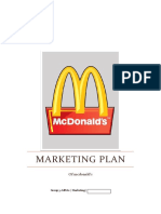 Marketing Plan in McDonalds Philippines