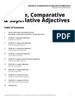 Equative, Comparative & Superlative Adjectives