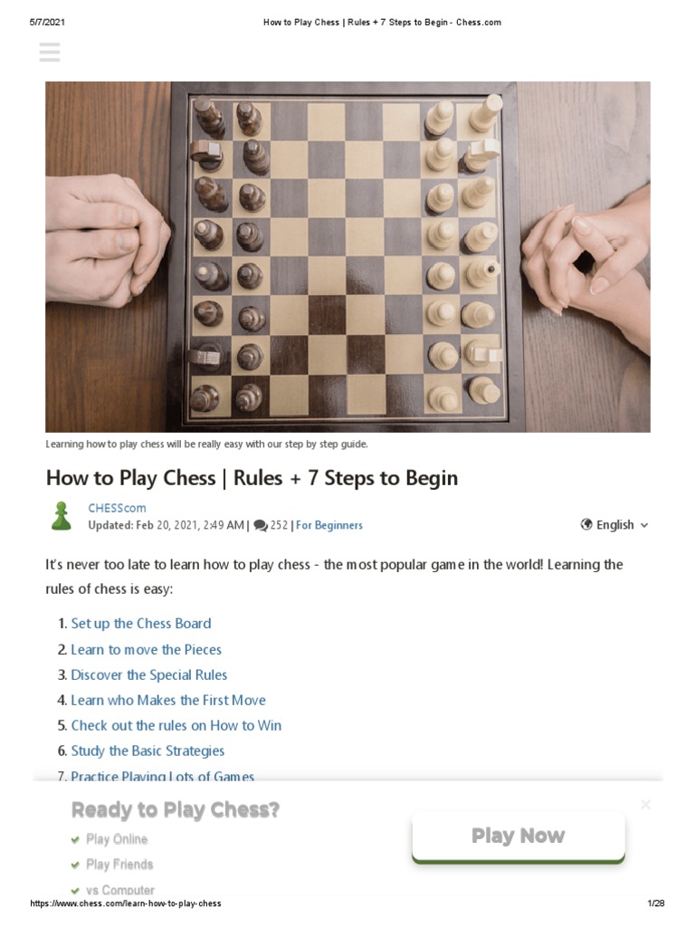 How to Play Chess: Learn the Rules & 7 Steps To Get You Started 