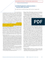 Progress Toward Global Eradication of Dracunculiasis - January 2018-June 2019