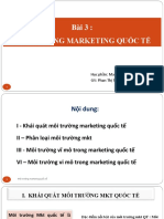 MKT QT - Bai 3 - Moi Trương MKT Quoc Te