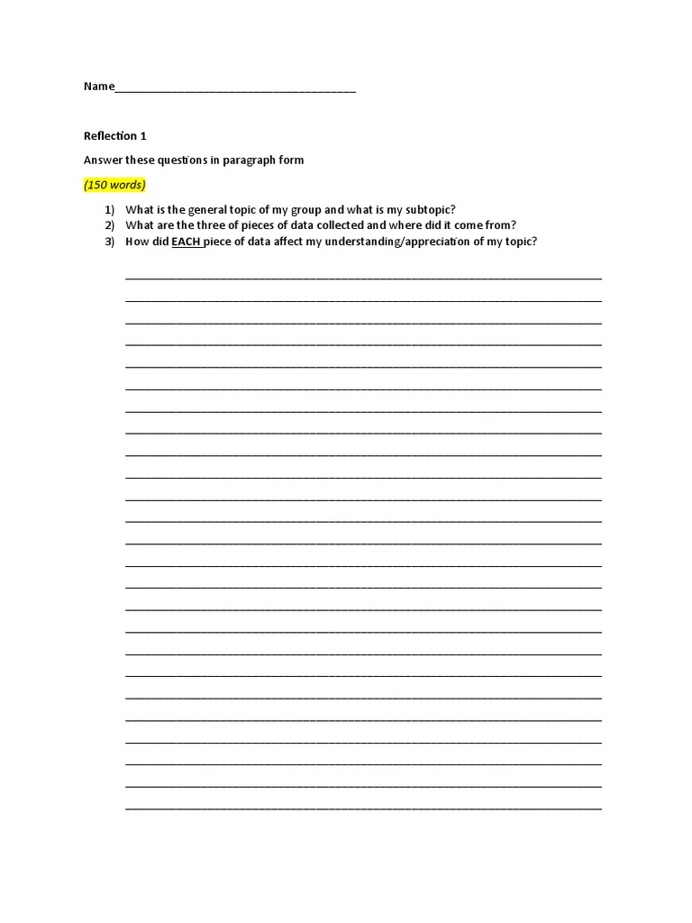Reflection on Data Analysis Insights | PDF | Rubric (Academic) | Psychology