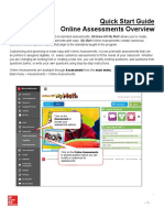 Quick Start Guide Online Assessments Overview: Click On The Access Your Assessment Options