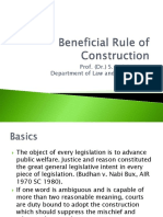 Beneficial Rule of Construction