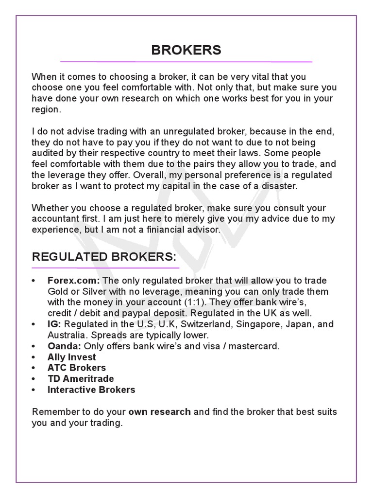 Brokers | PDF