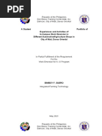 Student portfolio highlights work immersion experiences