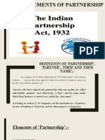 Topic - Elements of Partnership