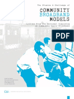 The Promise and Challenge of Community Broadband Models (March 2011)