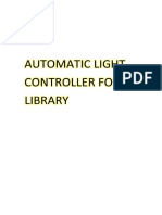 Automatic Light Controller For Library