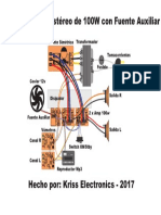 Fuente Aux Conexion Amp 100w by Kriss Electronics