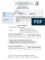 TAREAS DIAGNÓSTICAS EEFF3roBach. 14mayo