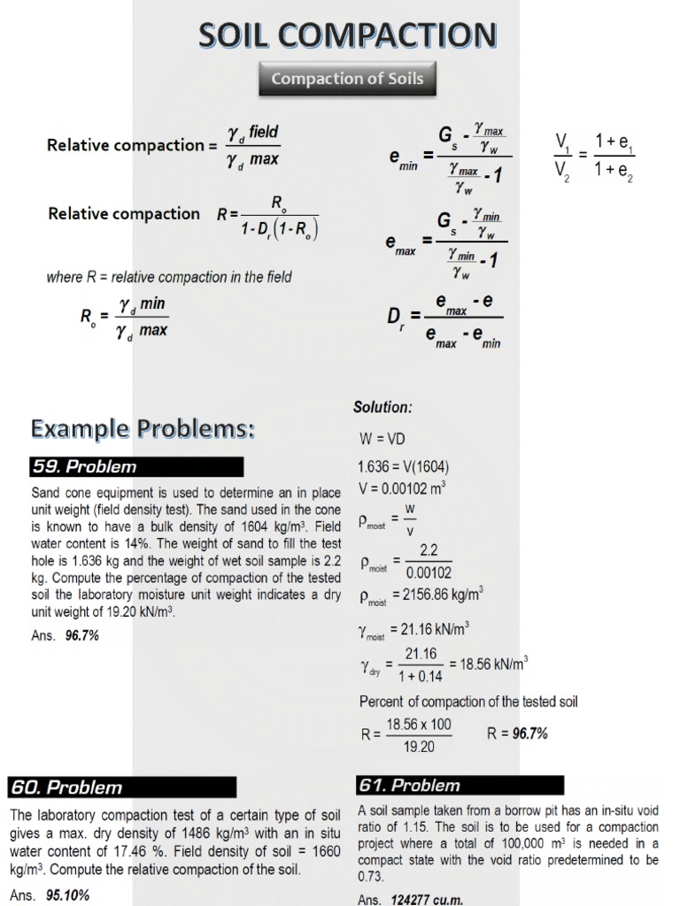 Soil Compaction | PDF