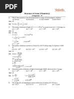 Assignment - 4 (Structure of Atom)