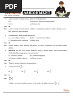 Rational and Irrational Numbers Part 2 Assignment