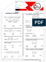 Tarea N°1 - Ii Trimestre - Cocientes Notables - Binomio Newton