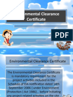 Obtain Environmental Clearance Certificate in 6-12 Months