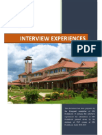 IIMK Interview Experiences - Batch of 2022