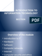 Hcs 135: Introduction To Information Technology: Section