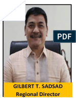 Gilbert T. Sadsad Regional Director Profile