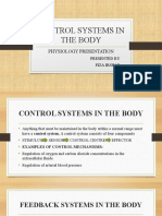 Control Systems in The Body