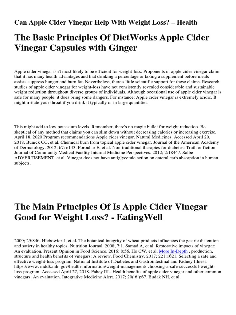 The Apple Cider Vinegar Diet Pros Cons and What You Canhxqjckaakh PDF