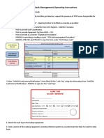 MHSS Work Instructions - Leaks management