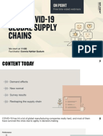 Global Supply Chains - Post Covid 19