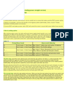 ESC manual setting options (including power straight version