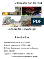 Overview of Disaster and Hazard (Dr. Dr. Taufik Suryadi, SPF)