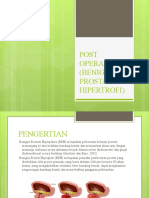 Post Operasi BPH (Benigna Prostat Hipertrofi)