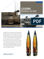 M549A1 HE-RAP: High Explosive - Rocket Assisted Projectile