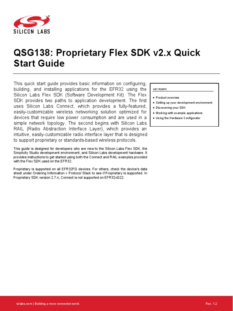 QSG138: Proprietary Flex SDK v2.x Quick Start Guide | PDF | Command ...