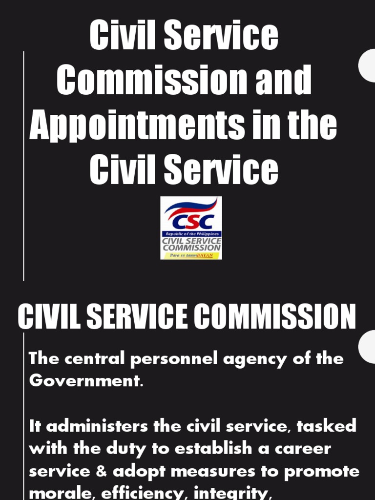 D. Civil Service Commission | PDF | Civil Service | Subpoena