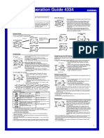 Casio EFA-119 Manual